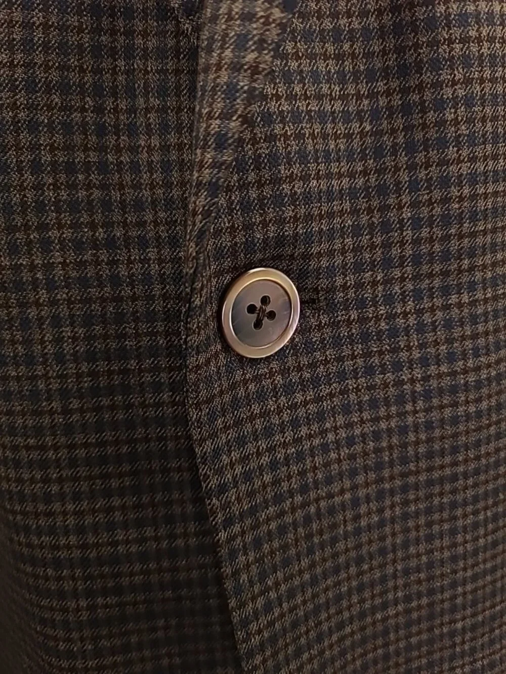 J. Hilburn Super 110'S Wool 2 Button Sports Coat Blazer 44R